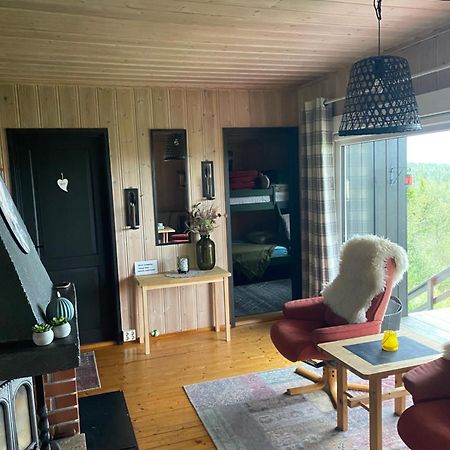 Cabin In The Mountain, Outstanding View & Solar Energy Vollen Buitenkant foto
