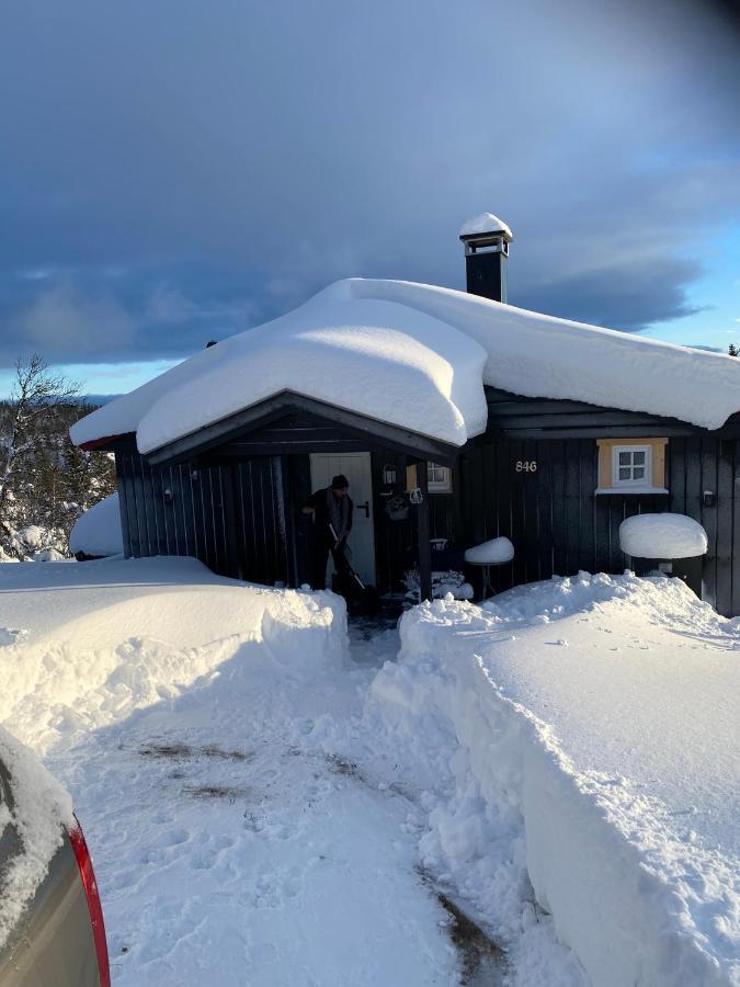 Cabin In The Mountain, Outstanding View & Solar Energy Vollen Buitenkant foto