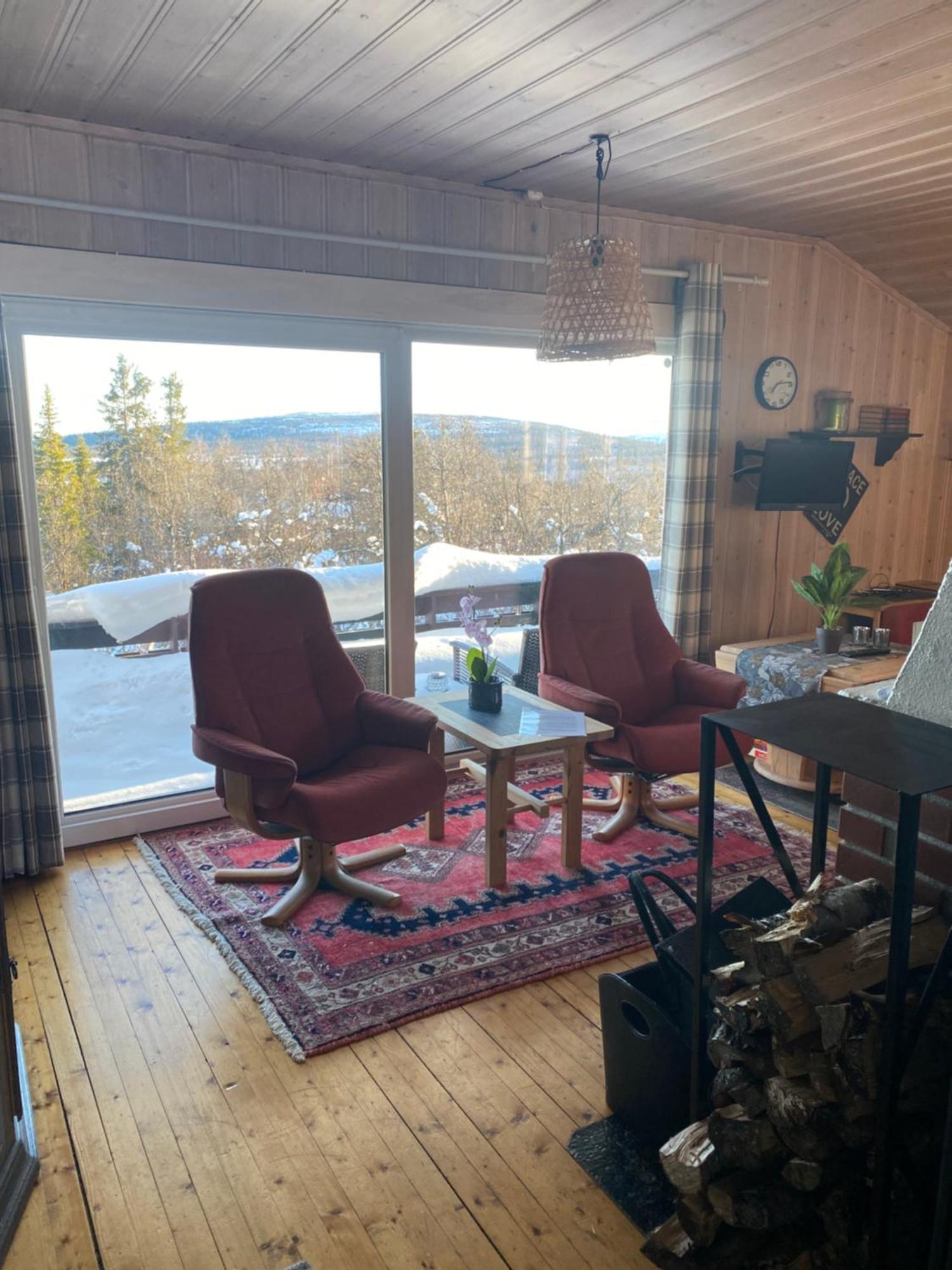 Cabin In The Mountain, Outstanding View & Solar Energy Vollen Buitenkant foto